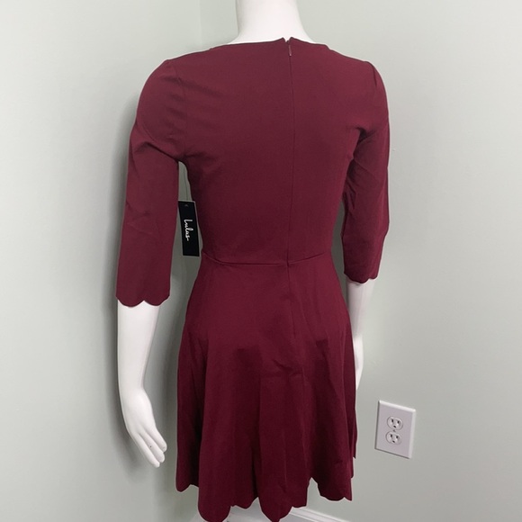 NEW Lulus Cumulonimbus Clouds Skater Dress Small - Picture 7 of 7